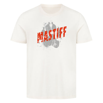Premium T-Shirt "English Mastiff - PAW" Natural Raw – hunde-shirt.de