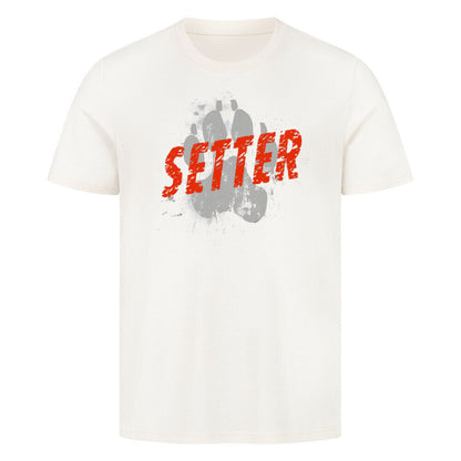 Premium T-Shirt "English Setter - PAW" Natural Raw – hunde-shirt.de