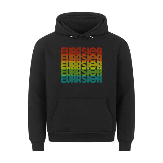 Premium Hoodie "Eurasier - RETRO" Schwarz – hunde-shirt.de