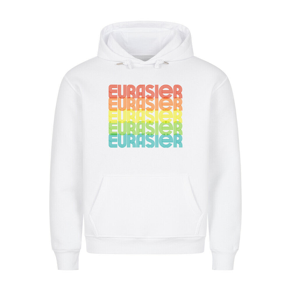 Premium Hoodie "Eurasier - RETRO" Weiß – hunde-shirt.de