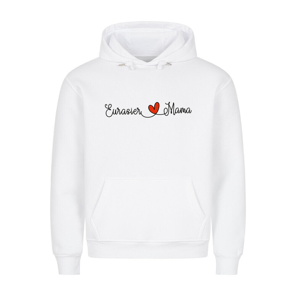 Premium Hoodie "Eurasier - Mama" Weiß – hunde-shirt.de