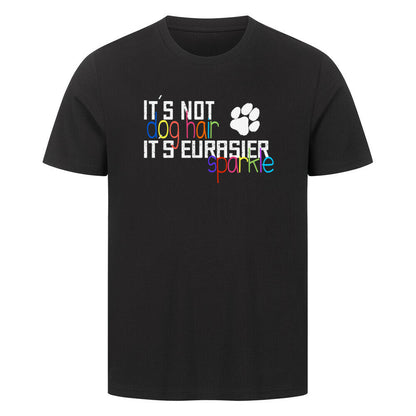 Premium T-Shirt "Eurasier - Sparkle" Schwarz – hunde-shirt.de