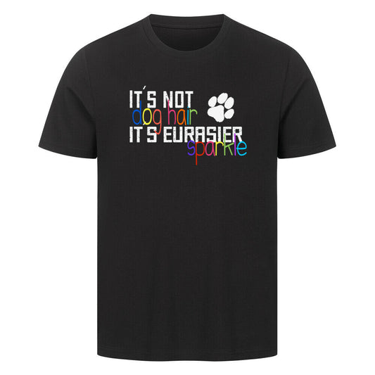 Premium T-Shirt "Eurasier - Sparkle" Schwarz – hunde-shirt.de