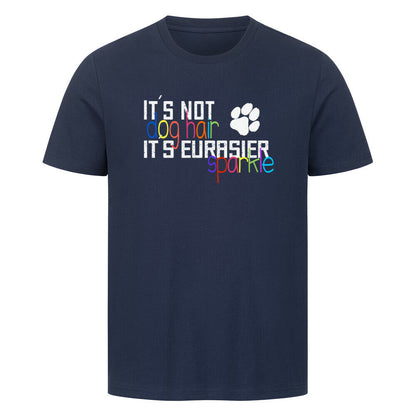 Premium T-Shirt "Eurasier - Sparkle" French Navy – hunde-shirt.de