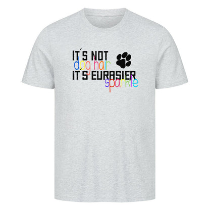 Premium T-Shirt "Eurasier - Sparkle" Heather Grey – hunde-shirt.de