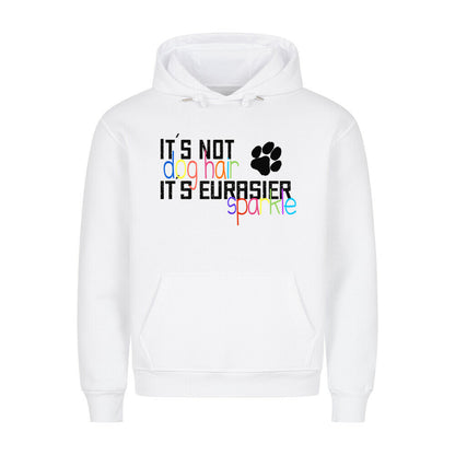 Premium Hoodie "Eurasier - Sparkle" Weiß – hunde-shirt.de