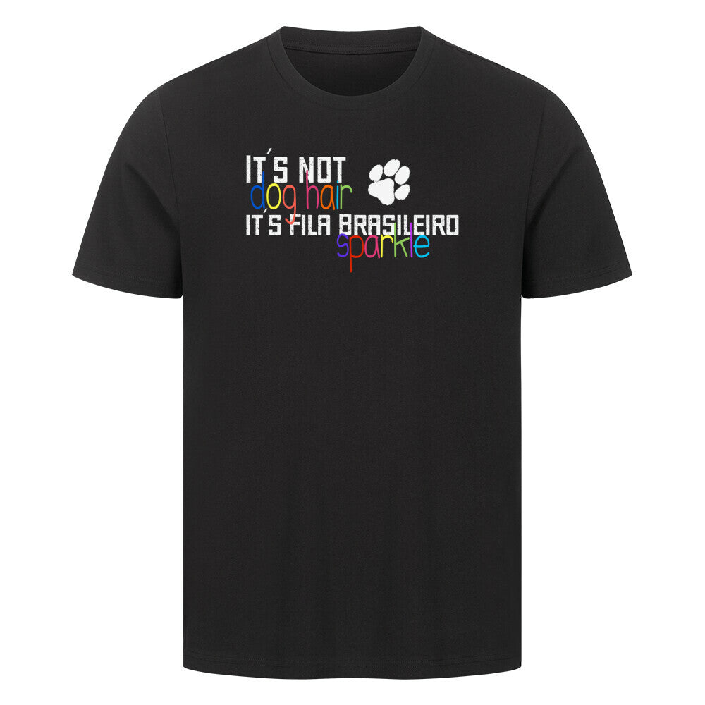 Premium T-Shirt "Fila Brasileiro - Sparkle" Schwarz – hunde-shirt.de