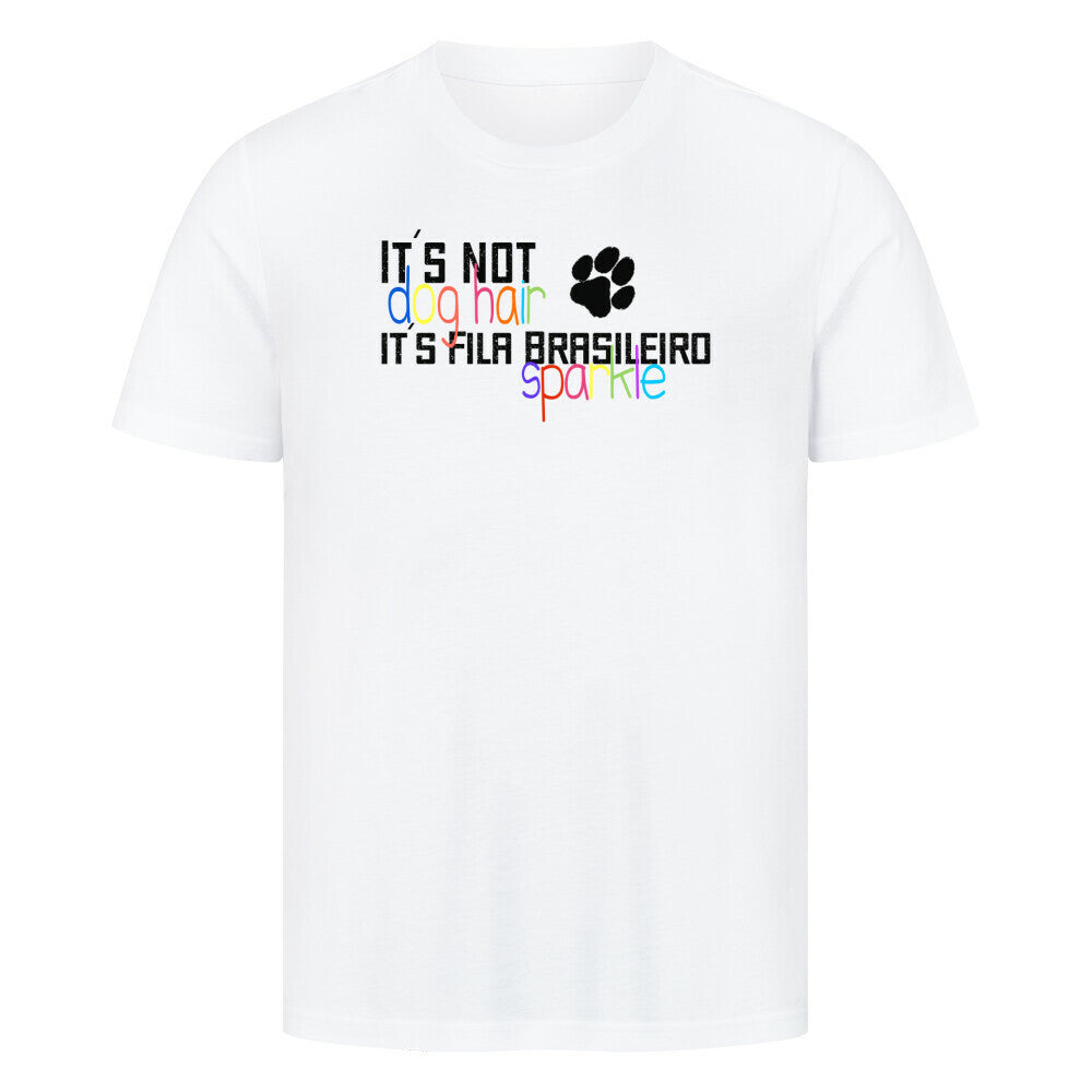Premium T-Shirt "Fila Brasileiro - Sparkle" Weiß – hunde-shirt.de