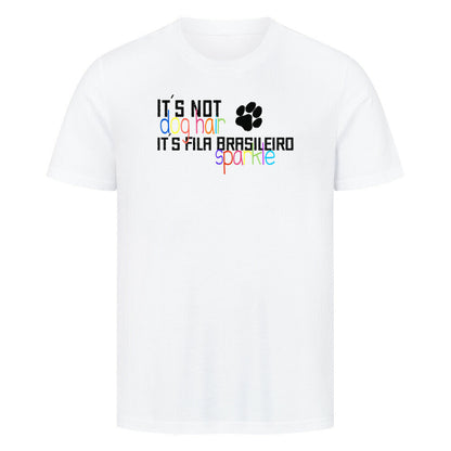 Premium T-Shirt "Fila Brasileiro - Sparkle" Weiß – hunde-shirt.de