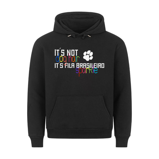 Premium Hoodie "Fila Brasileiro - Sparkle" Schwarz – hunde-shirt.de