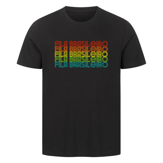 Premium T-Shirt "Fila Brasileiro - RETRO" Schwarz – hunde-shirt.de