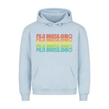 Premium Hoodie "Fila Brasileiro - RETRO" Babyblau – hunde-shirt.de
