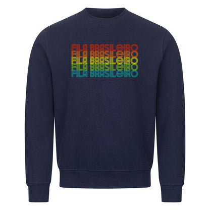 Premium Sweatshirt "Fila Brasileiro - RETRO" Navy Blue – hunde-shirt.de