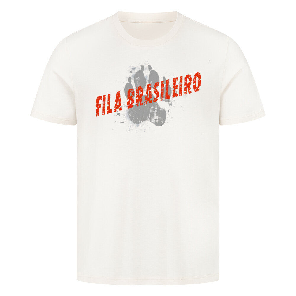 Premium T-Shirt "Fila Brasileiro - PAW" Natural Raw – hunde-shirt.de