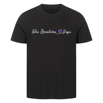 Premium T-Shirt "Fila Brasileiro - Papa" Schwarz – hunde-shirt.de