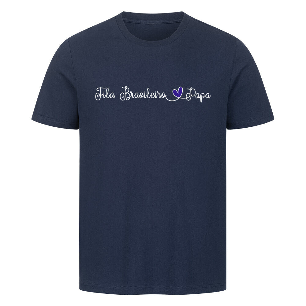 Premium T-Shirt "Fila Brasileiro - Papa" French Navy – hunde-shirt.de
