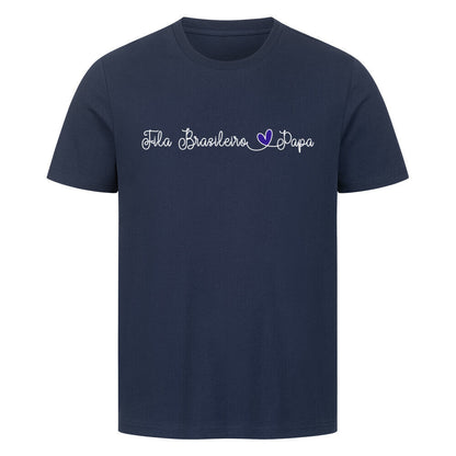 Premium T-Shirt "Fila Brasileiro - Papa" French Navy – hunde-shirt.de