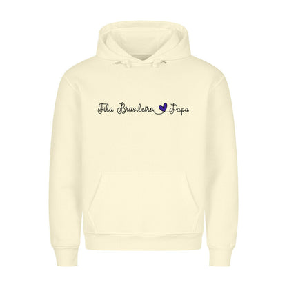 Premium Hoodie "Fila Brasileiro - Papa" Beige – hunde-shirt.de