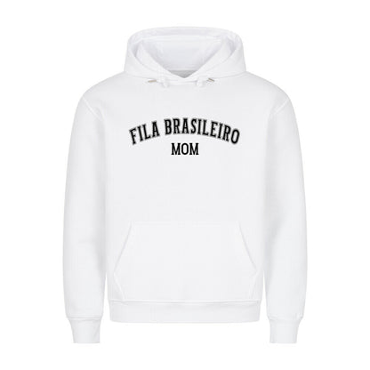 Premium Hoodie "Fila Brasileiro - MOM" Weiß – hunde-shirt.de