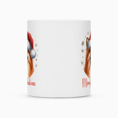 Tasse "Finnischer Spitz - Merry Christmas" – hunde-shirt.de