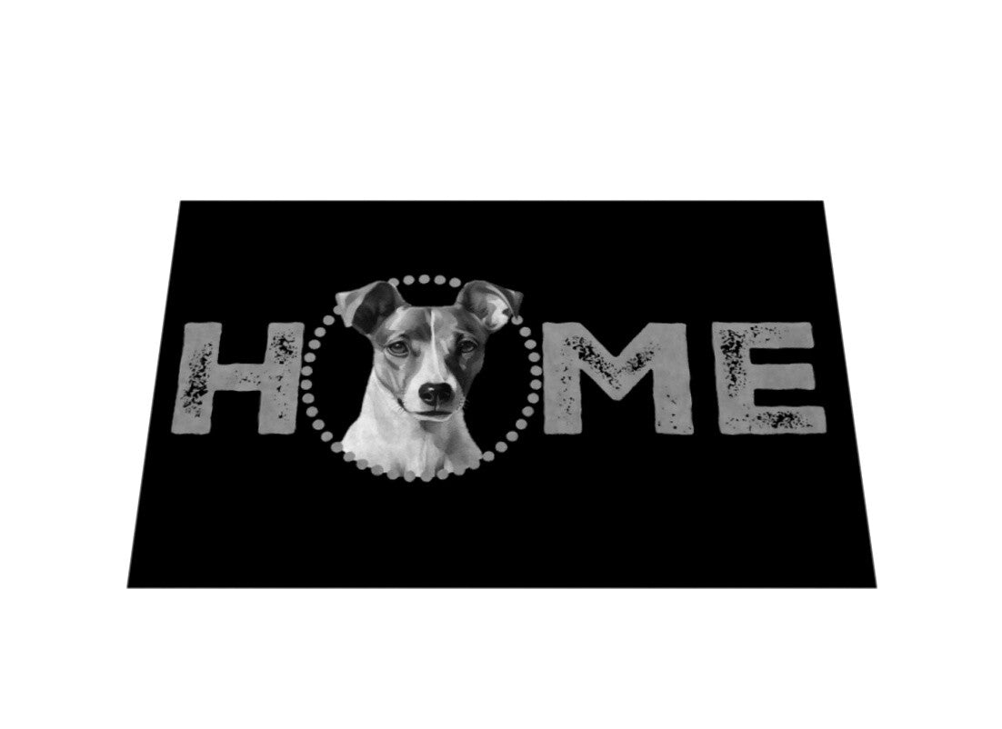 Fußmatte "Foxterrier ( Glatthaar ) - HOME-Edition" – hunde-shirt.de