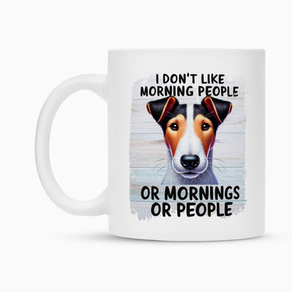 Tasse "Foxterrier ( Glatthaar ) - Morning People" – hunde-shirt.de