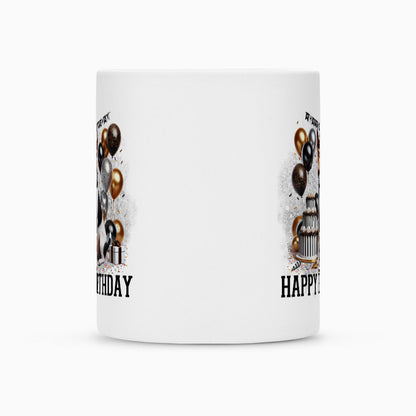 Tasse "Foxterrier ( Glatthaar ) - Birthday" – hunde-shirt.de