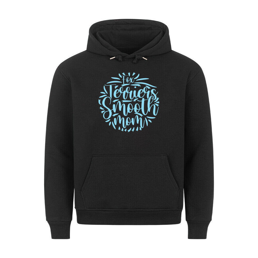 Premium Hoodie "Foxterrier ( Glatthaar ) - Smooth" Schwarz – hunde-shirt.de