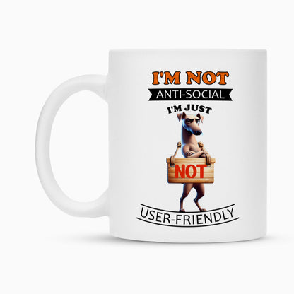 Tasse "Galgo - Anti-Social" – hunde-shirt.de