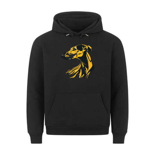 Premium Hoodie "Galgo - Rush" Schwarz – hunde-shirt.de