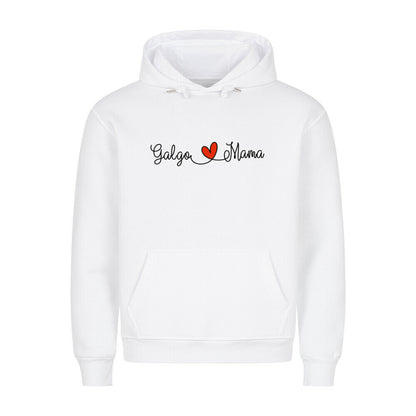 Premium Hoodie "Galgo - Mama" Weiß – hunde-shirt.de