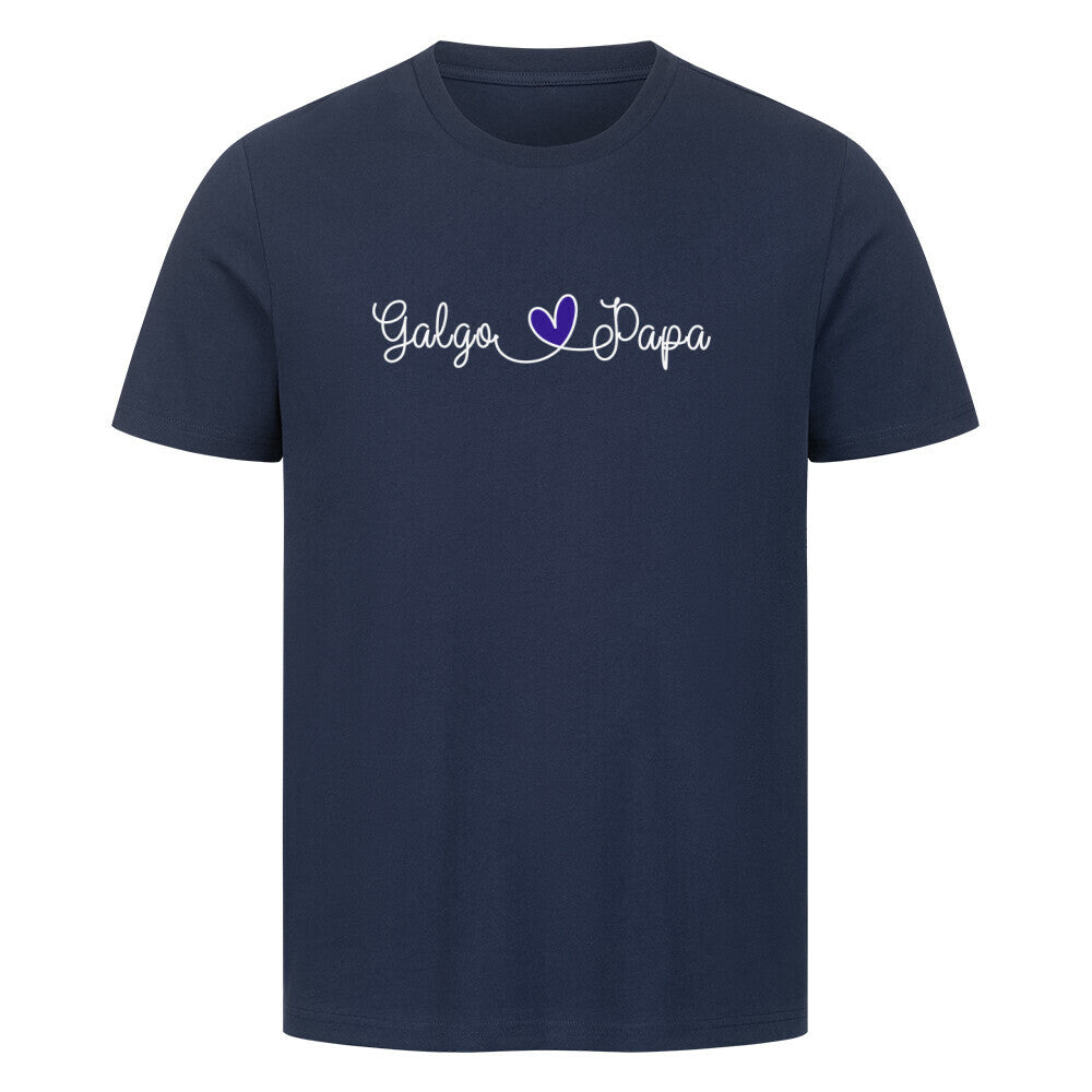 Premium T-Shirt "Galgo - Papa" French Navy – hunde-shirt.de