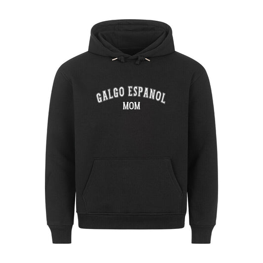 Premium Hoodie "Galgo - MOM" Schwarz – hunde-shirt.de