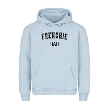 Premium Hoodie "Frenchie - DAD" Babyblau – hunde-shirt.de