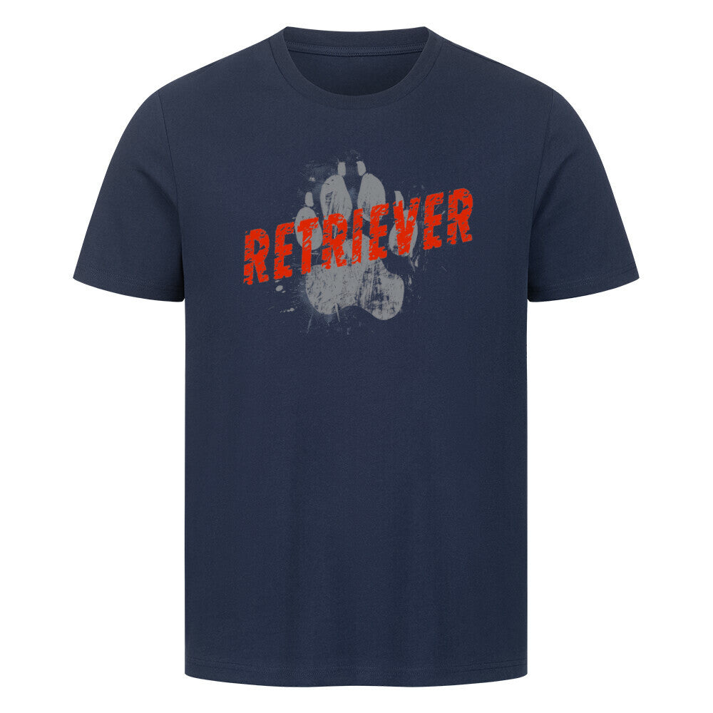 Premium T-Shirt "Golden Retriever - PAW" French Navy – hunde-shirt.de