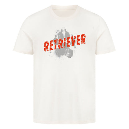 Premium T-Shirt "Golden Retriever - PAW" Natural Raw – hunde-shirt.de
