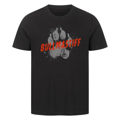 Premium T-Shirt "Bullmastiff - PAW II" Schwarz – hunde-shirt.de