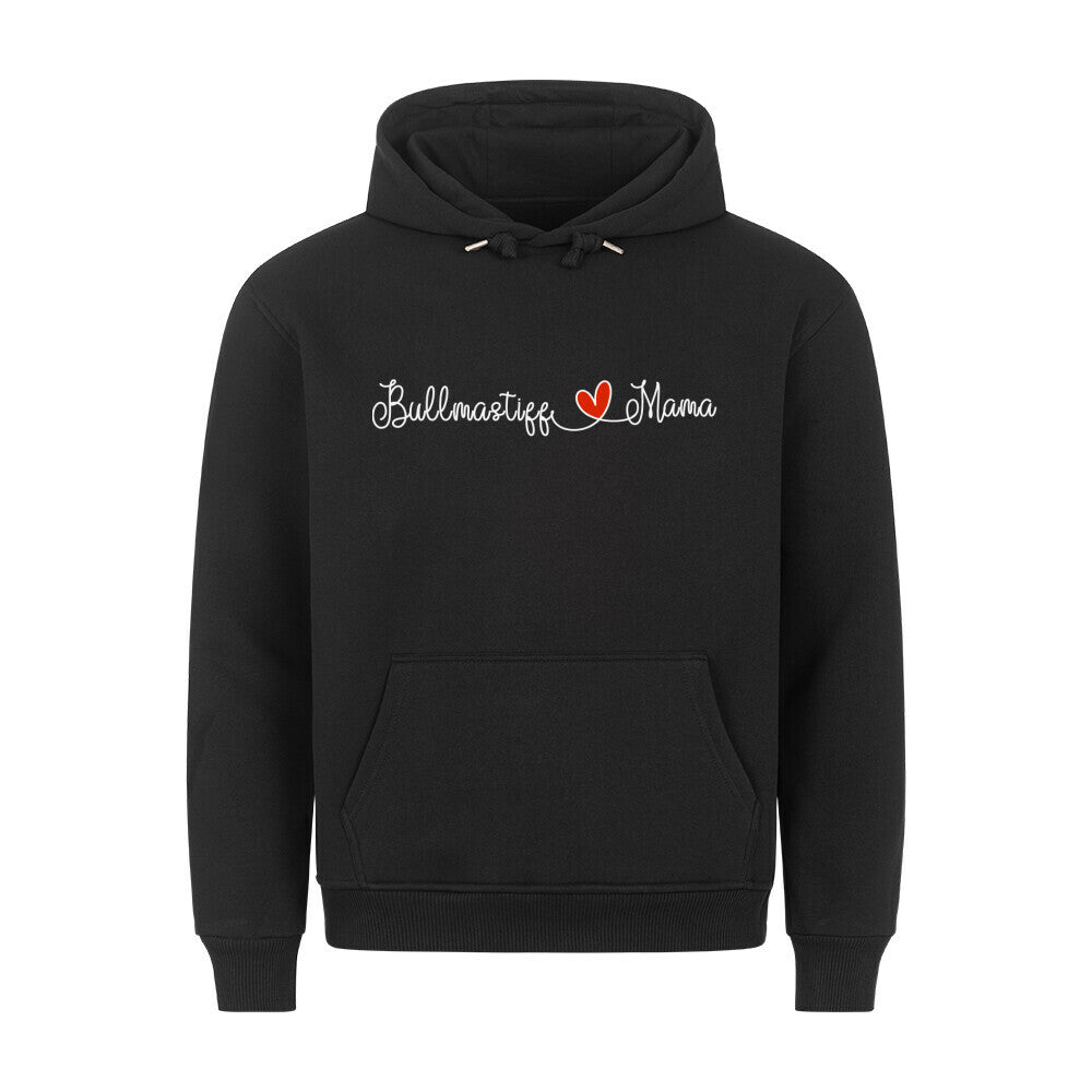 Premium Hoodie "Bullmastiff - Mama" Schwarz – hunde-shirt.de