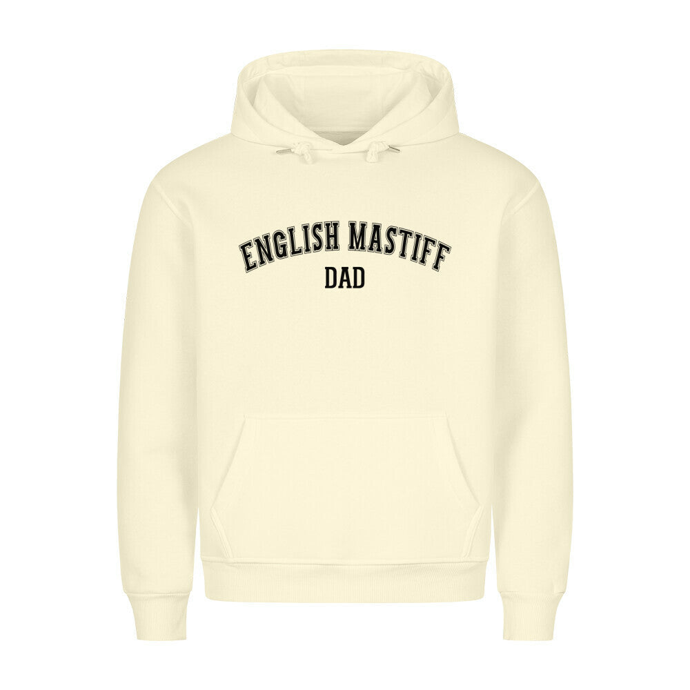 Premium Hoodie "English Mastiff - DAD" Beige – hunde-shirt.de