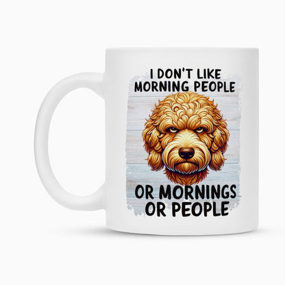 Tasse "Golden Doodle - Morning People" – hunde-shirt.de