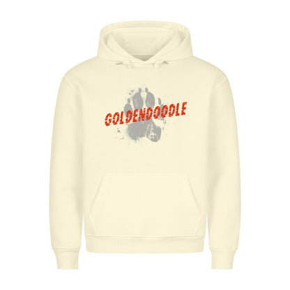 Premium Hoodie "Golden Doodle - PAW" Beige – hunde-shirt.de