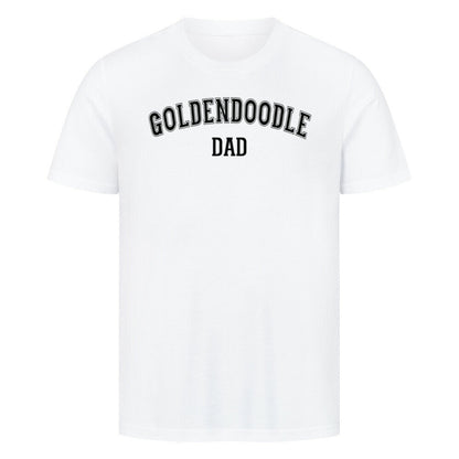 Premium T-Shirt "Golden Doodle - DAD" Weiß – hunde-shirt.de
