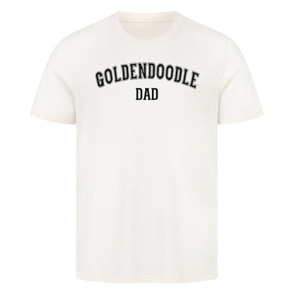 Premium T-Shirt "Golden Doodle - DAD" Natural Raw – hunde-shirt.de
