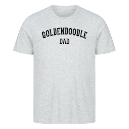 Premium T-Shirt "Golden Doodle - DAD" Heather Grey – hunde-shirt.de