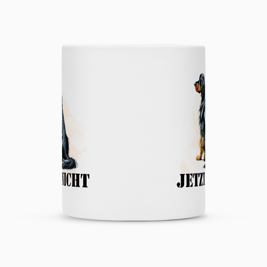 Tasse "Gordon Setter - JETZT NICHT" – hunde-shirt.de
