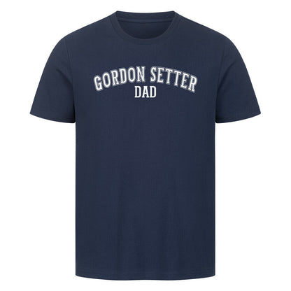 Premium T-Shirt "Gordon Setter - DAD" French Navy – hunde-shirt.de