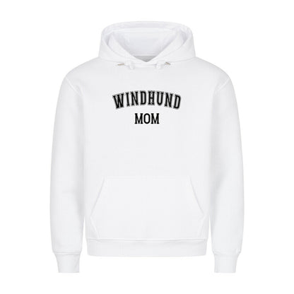 Premium Hoodie "Windhund - MOM" Weiß – hunde-shirt.de
