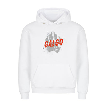 Premium Hoodie "Galgo - PAW" Weiß – hunde-shirt.de