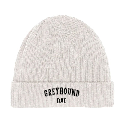 Beanie "Greyhound - DAD" Beige – hunde-shirt.de