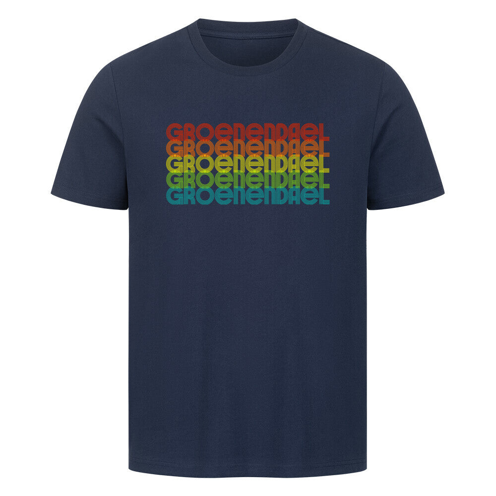 Premium T-Shirt "Groenendael - RETRO" French Navy – hunde-shirt.de